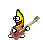 banane guitare elect
